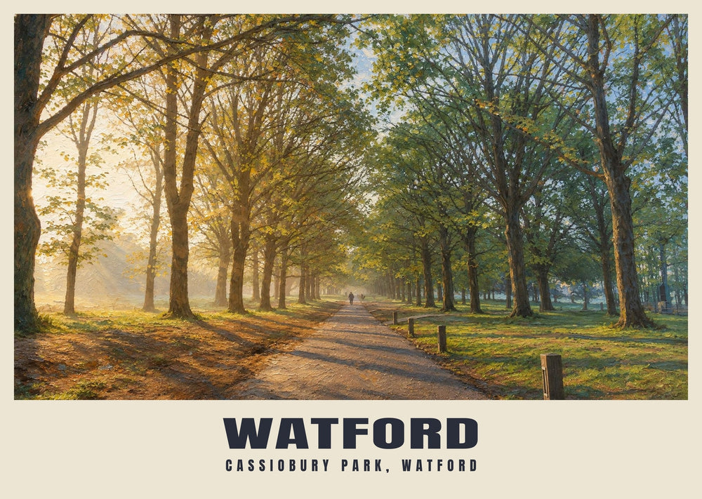 Cassiobury Park, Watford Oil Painting Poster