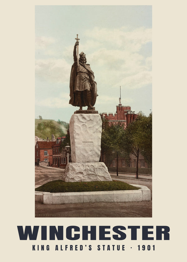 King Alfred’s Statue, Winchester — 1901