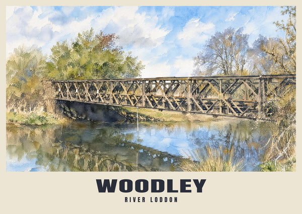 River Loddon, Woodley Poster