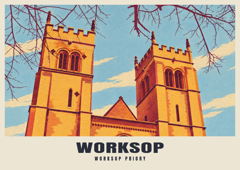 Worksop Priory Poster