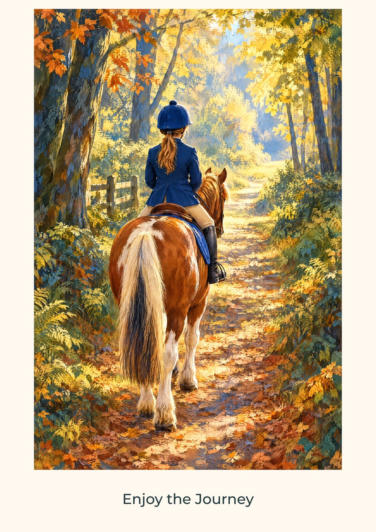 Enjoy the Journey — Pony Club Children’s Art Print