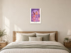 Shine on Stage — Dance Studio Children’s Art Print at A2, as a poster, above a bed