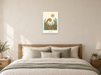 Explore More — Dinosaur Discovery Children’s Art Print at A2, as a poster, above a bed