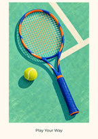 Play Your Way — Court Club Children’s Art Print