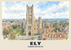 Ely — English Watercolour Art Print