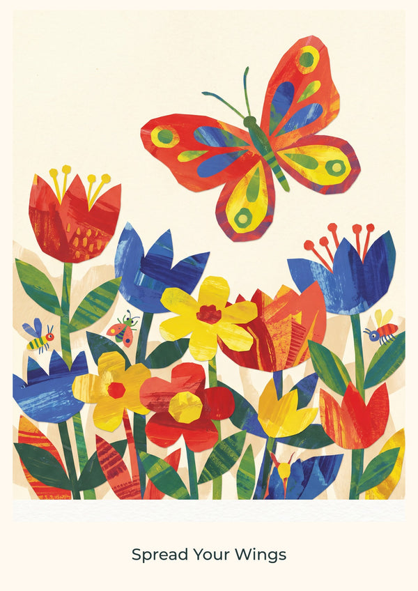 Spread Your Wings — Garden Party Children’s Art Print