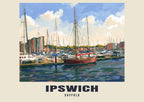 Ipswich — Gouache Art Print