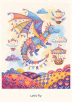 Let’s Fly — Sky Carnival Children’s Art Print