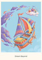 Dream Beyond — Sky Carnival Children’s Art Print
