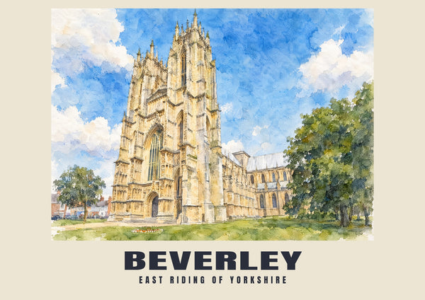 Beverley — English Watercolour Art Print