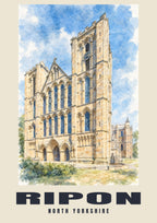 Ripon — English Watercolour Art Print