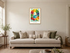 Try Something New — Kitchen Creators Children’s Art Print at A2, in a natural wood frame, in a sitting room