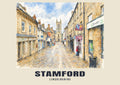 Stamford — English Watercolour Art Print