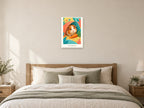 Little Things Matter — Pet Pals Children’s Art Print at A2, as a poster, above a bed