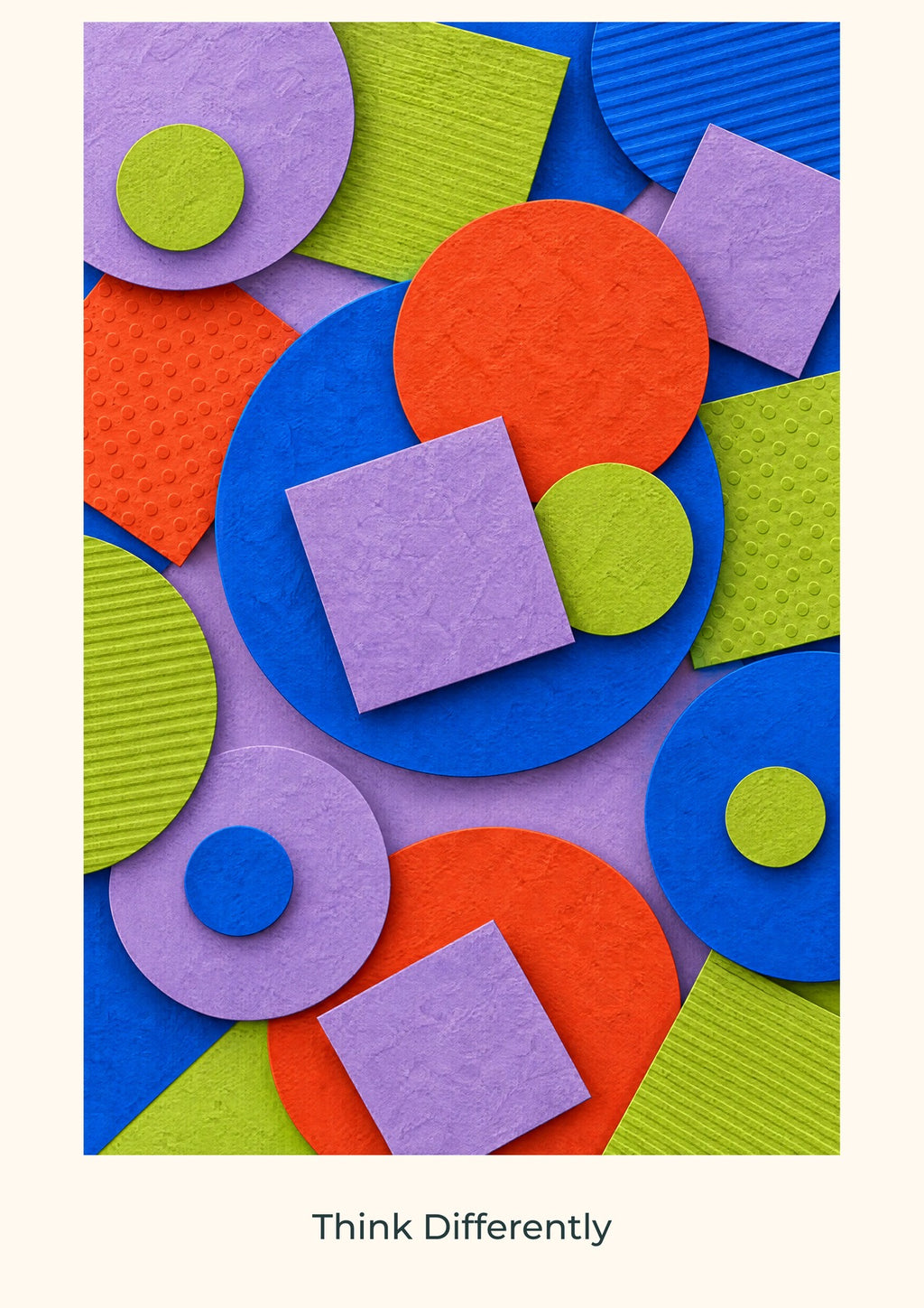 Think Differently — Pattern Play Children’s Art Print
