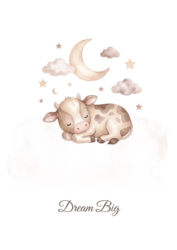 Dream Big — Farmyard Little Friends Nursery Print