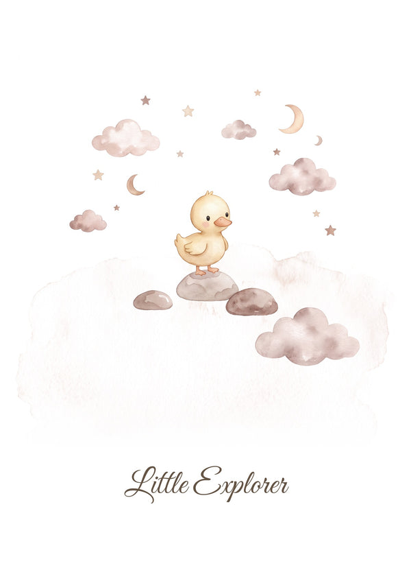 Little Explorer — Farmyard Little Friends Nursery Print