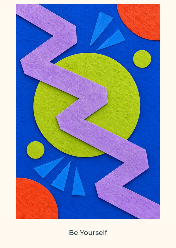 Be Yourself — Pattern Play Children’s Art Print