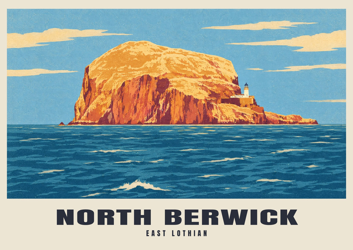 North Berwick — Retro Railway Art Print
