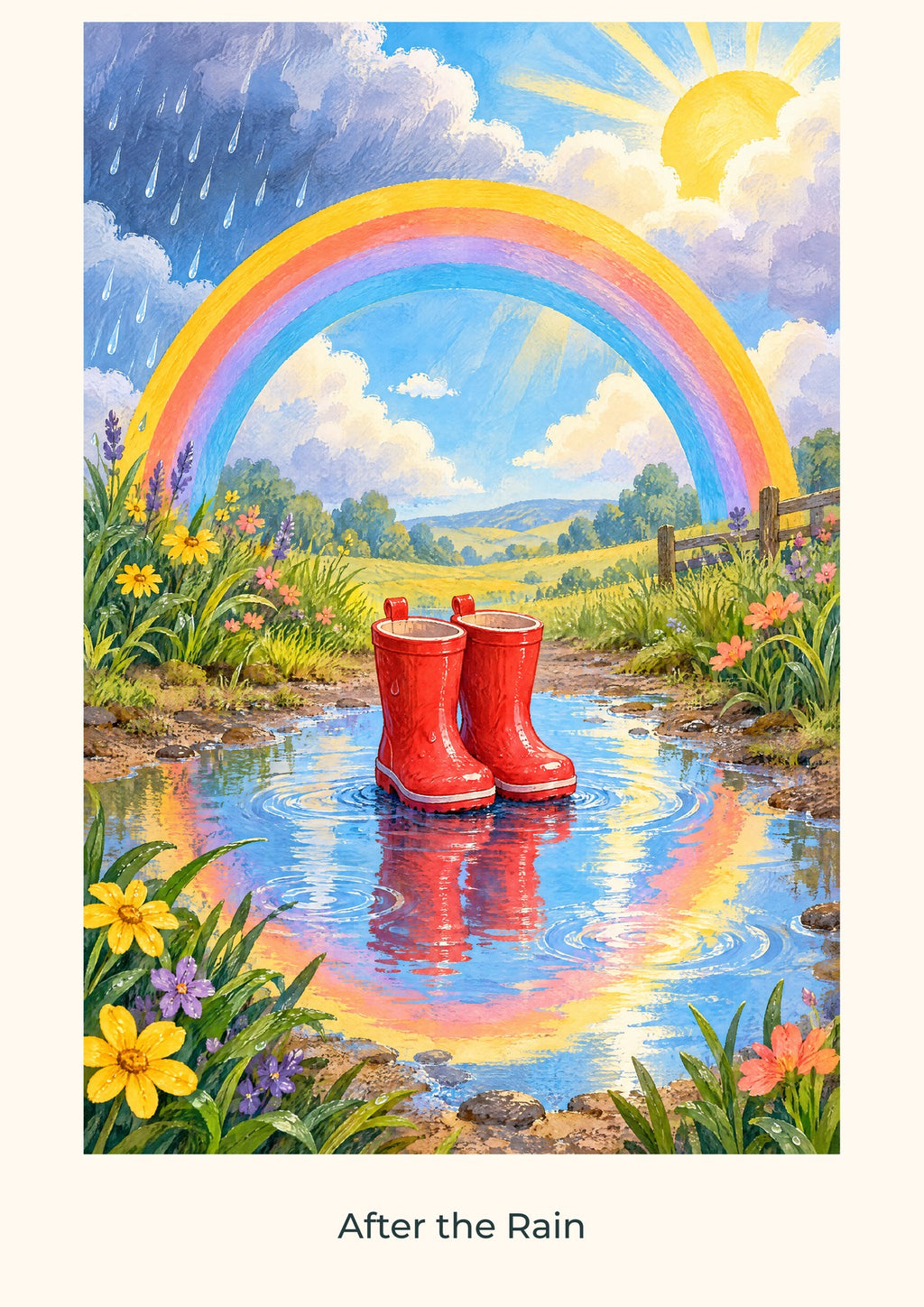 After the Rain — Weather Wonders Children’s Art Print