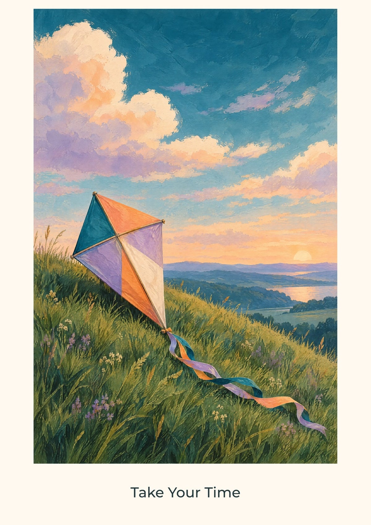 Take Your Time — Quiet Confidence Children’s Art Print