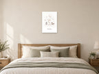 Be Brave — Polar Starlight Nursery Print at A2, as a poster, above a bed