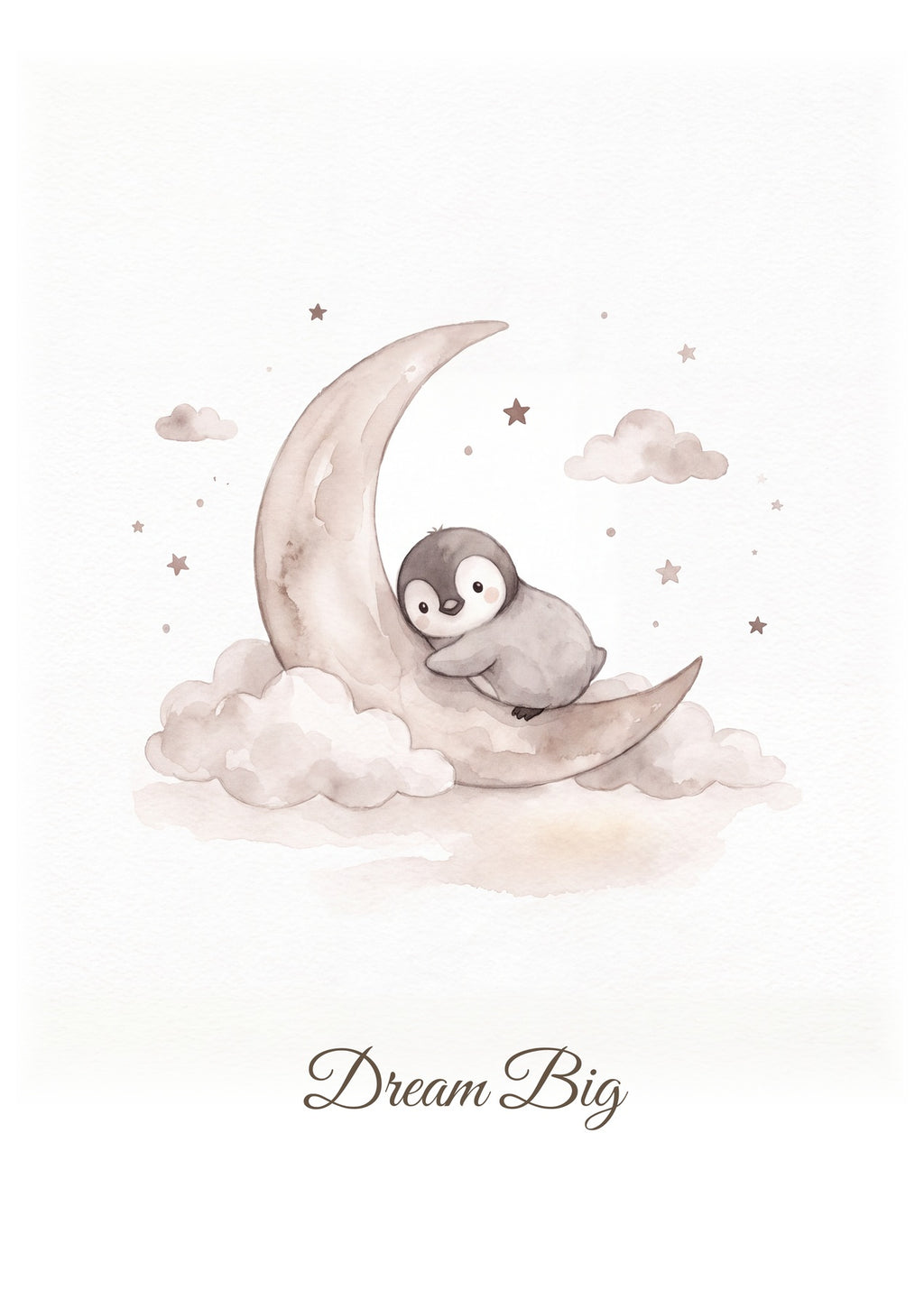 Dream Big — Polar Starlight Nursery Print