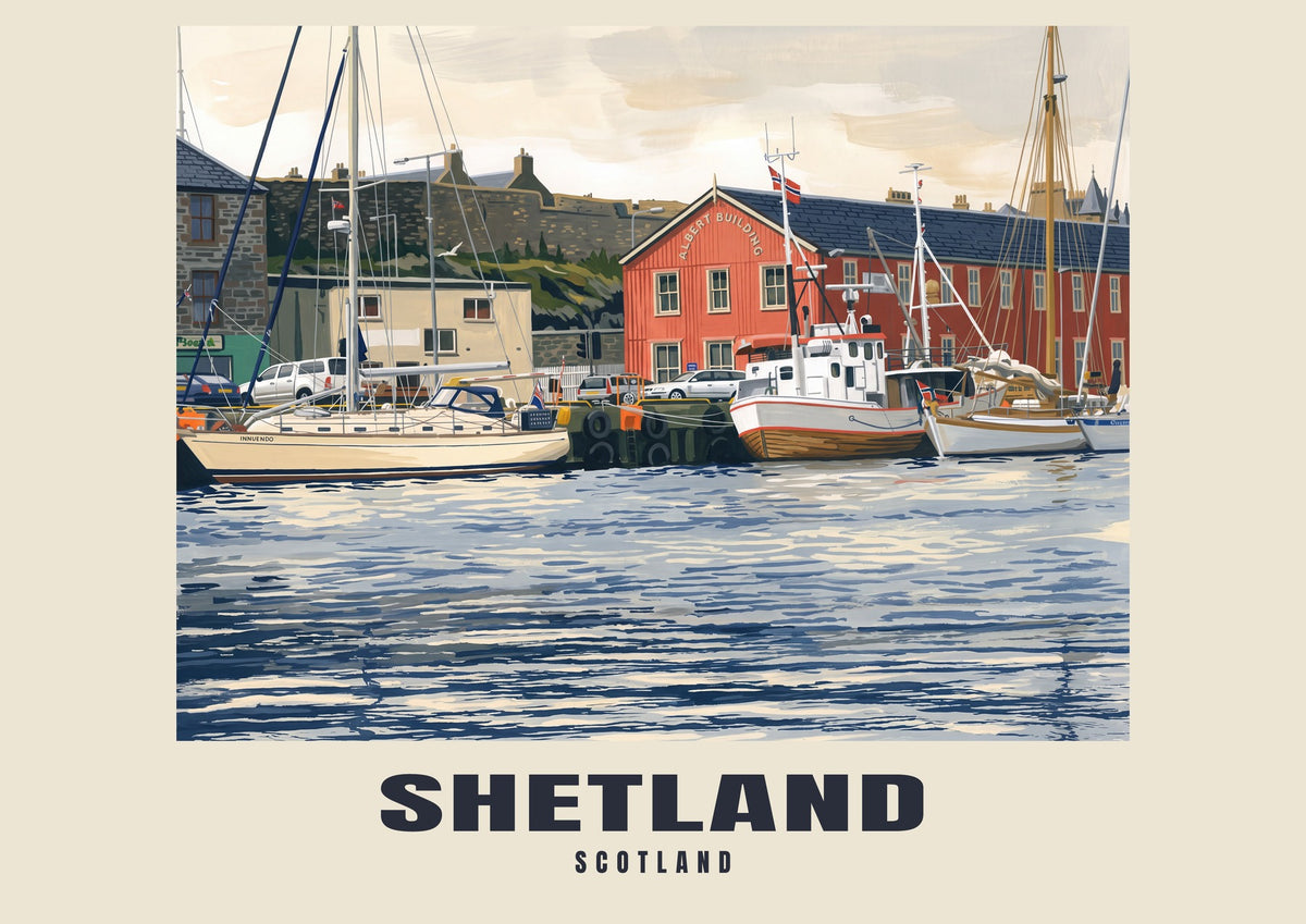 Shetland — Gouache Art Print