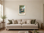 You Belong Here — Quiet Confidence Children’s Art Print at A2, in a natural wood frame, in a sitting room