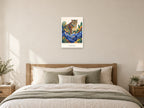Find Your Path — Wild Earth Children’s Art Print at A2, as a poster, above a bed