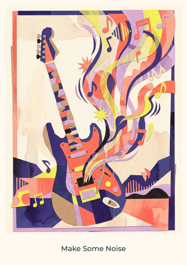 Make Some Noise — Music Makers Children’s Art Print