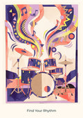 Find Your Rhythm — Music Makers Children’s Art Print