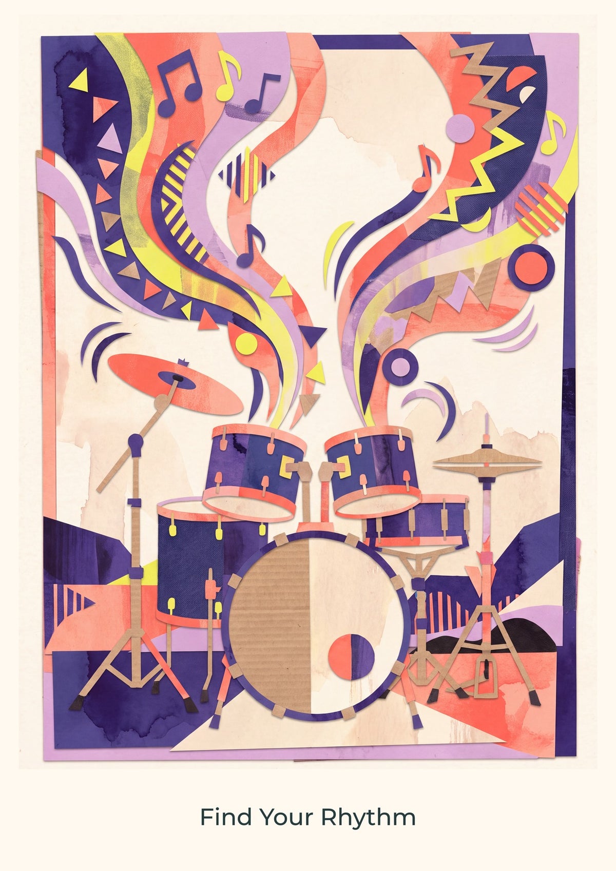 Find Your Rhythm — Music Makers Children’s Art Print