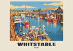 Whitstable — Retro Railway Art Print