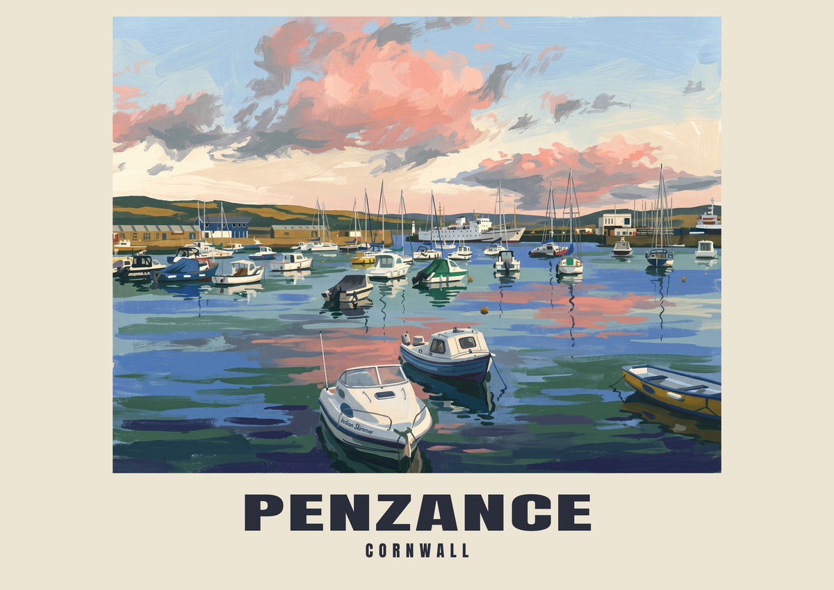 Penzance — Gouache Art Print