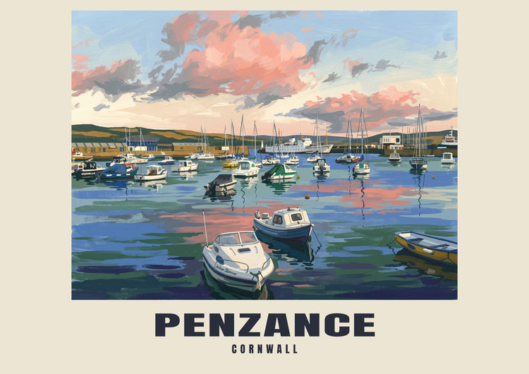 Penzance — Gouache Art Print