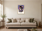 Create Your Own — Skate & Create Children’s Art Print at A2, in a natural wood frame, in a sitting room