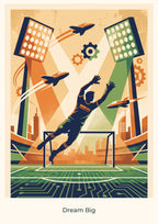 Dream Big — Football Futures Children’s Art Print