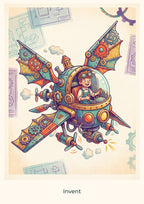 Invent — Inventor’s Club Children’s Art Print