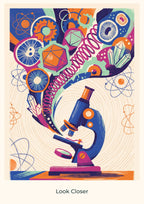 Look Closer — Science Sparks Children’s Art Print