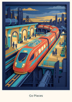 Go Places — City of Tomorrow Children’s Art Print
