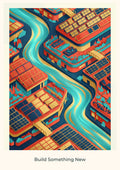 Build Something New — City of Tomorrow Children’s Art Print