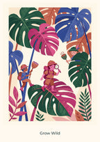 Grow Wild — Botanical Explorers Children’s Art Print