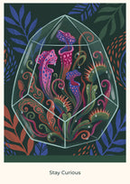 Stay Curious — Botanical Explorers Children’s Art Print