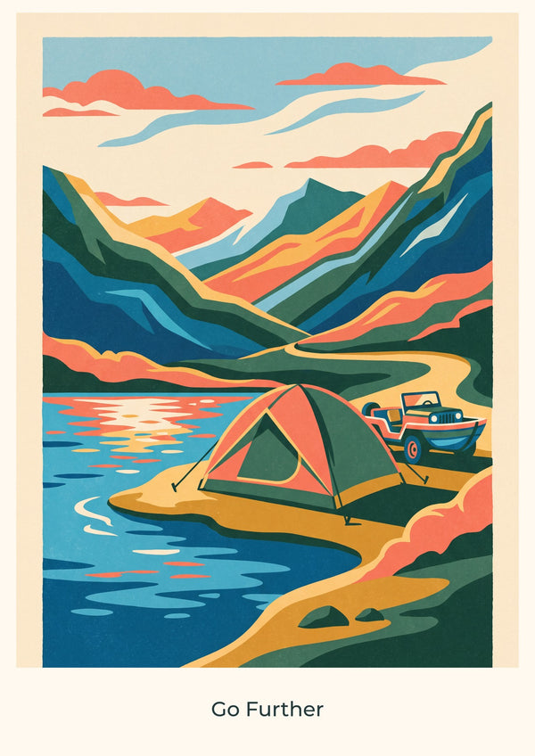 Go Further — Adventure Atlas Children’s Art Print
