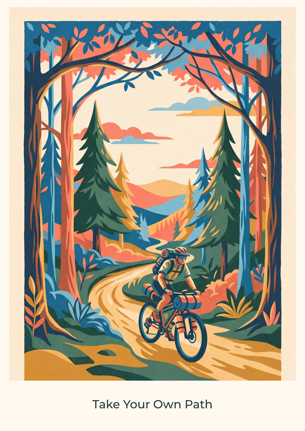 Take Your Own Path — Adventure Atlas Children’s Art Print