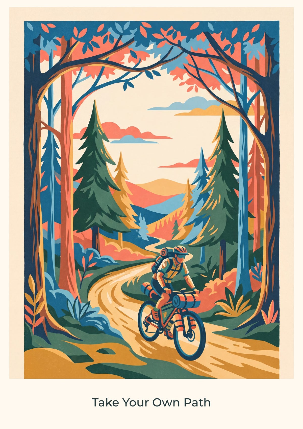 Take Your Own Path — Adventure Atlas Children’s Art Print