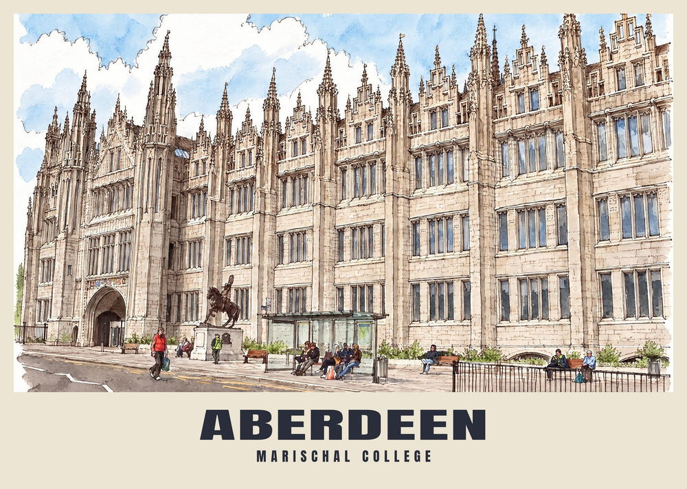 Marischal College, Aberdeen Poster