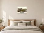 Union Terrace, Aberdeen, 1890s Heritage Print at A2, as a poster, above a bed