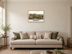Union Terrace, Aberdeen, 1890s Heritage Print at A2, in a natural wood frame, in a sitting room